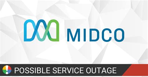 An outage is declared when the number of reports exceeds the baseline, represented by the red line. . Midco outage